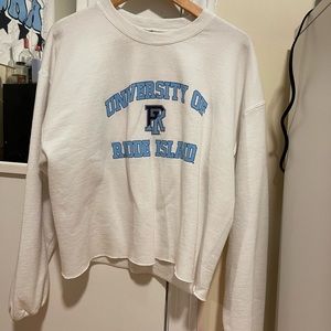 URI cropped crewneck